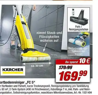 toom Baumarkt Kärcher Hartbodenreiniger Fc5 Angebot