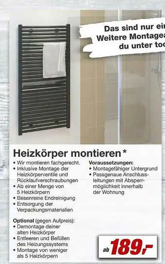 toom Baumarkt Heizkörper Montieren Angebot