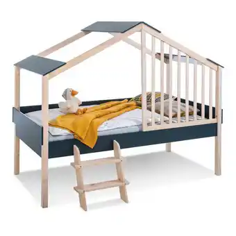 Segmüller Spielbett fumi 90 x 190/200 cm dunkelblau holz Angebot
