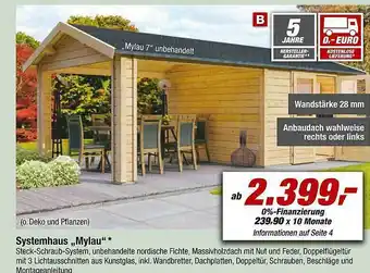 toom Baumarkt Systemhaus „mylau” Angebot