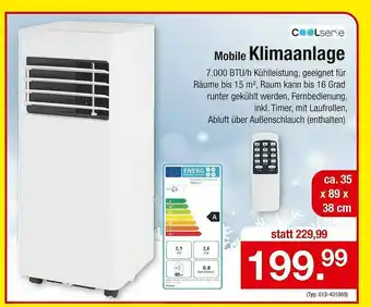 Zimmermann Coolserie Mobile Klimaanlage Angebot