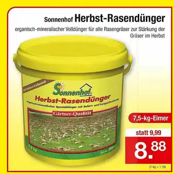 Zimmermann Sonnnehof Herbst-rasendünger Angebot