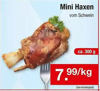 Zimmermann Mini Haxen Angebot