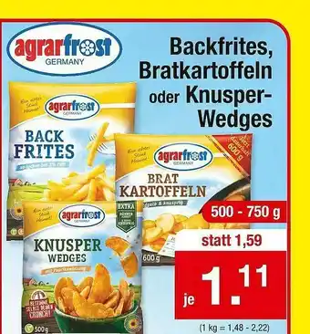 Zimmermann Backfrites Bratkartoffeln Oder Knusper Wedges Angebot