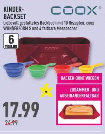 Marktkauf Kinder Backset Angebot