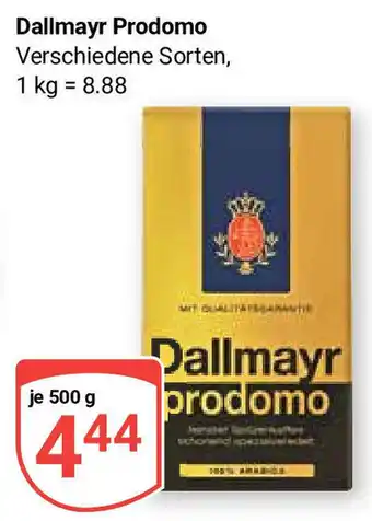 Globus Dallmayr Prodomo 500 g Angebot