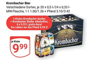 Globus Krombacher Bier Angebot