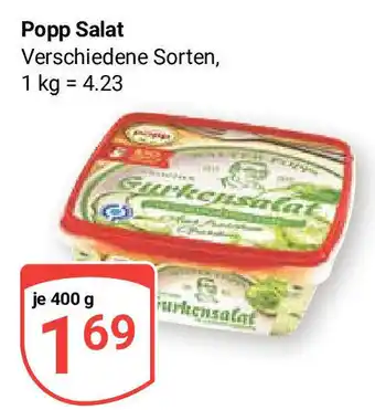 Globus Popp Salat 400 g Angebot