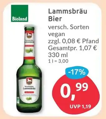 Budni Lammsbräu Bier 330ml Angebot