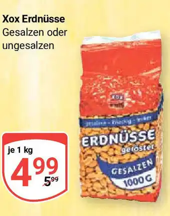 Globus Xox Erdnüsse 1 kg Angebot