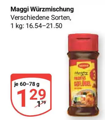 Globus Maggi Würzmischung 60-78 Maggi Würzmischung Angebot