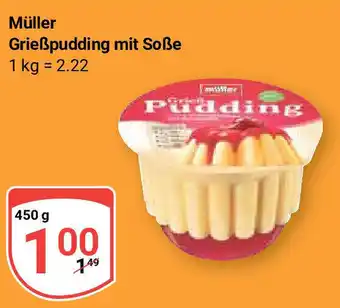 Globus Müller Grießpudding 450 g Angebot