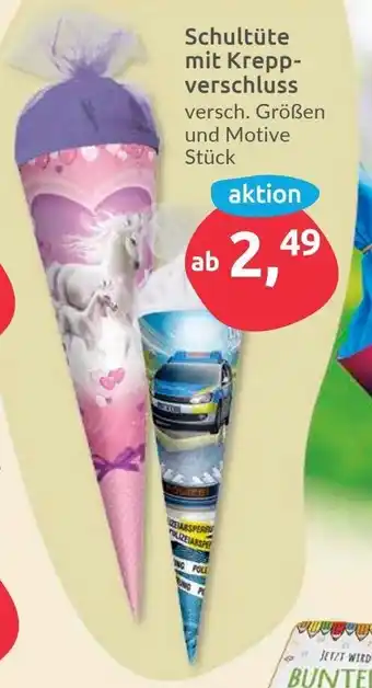 Budni Schultüte mit Krepp-verschluss Angebot