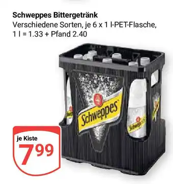 Globus Schweppes Bittergetränk Angebot