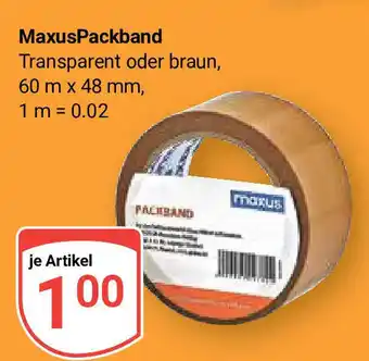 Globus MaxusPackband 60 m x 48 mm Angebot