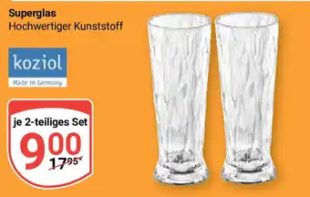 Globus Superglas 2-teiliges Set Angebot