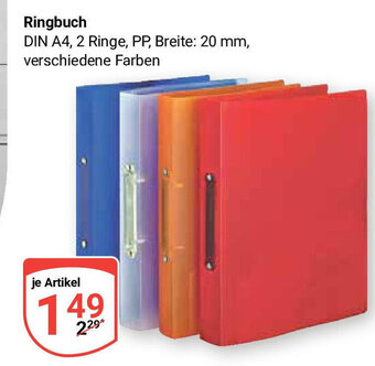 Globus Ringbuch Angebot
