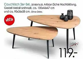 Schaffrath Couchtisch 2er Set Angebot