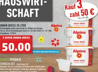 Marktkauf Alpina Innen Weiss 10 Liter Angebot