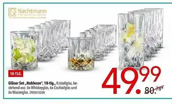 Schaffrath Gläser Set „noblesse” 18-tlg Angebot