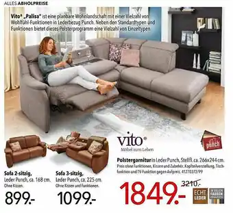 Schaffrath Vito Sofa 2-sitzig Angebot