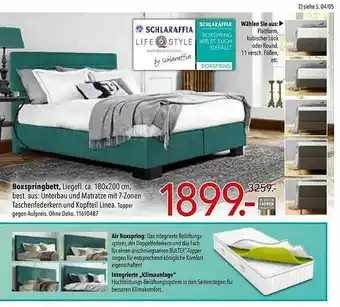 Schaffrath Boxspringbett Angebot