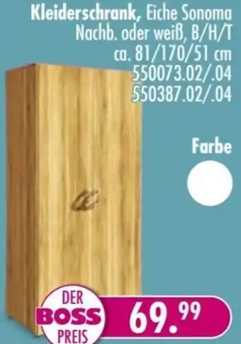 Möbel Boss Kleiderschrank Angebot