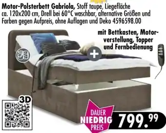 Möbel Boss Motor-Polsterbett Gabriola Angebot