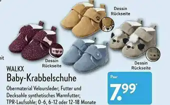 Aldi Nord Walkx Baby-krabbelschuhe Angebot