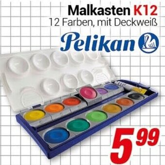 CENTERSHOP Pelikan Malkasten K12 Angebot