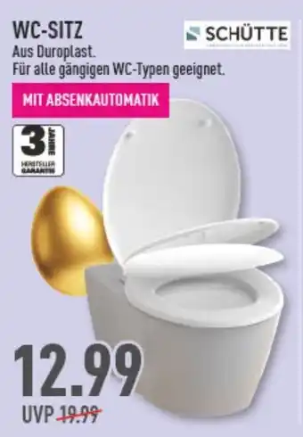 Marktkauf Schütte WC Sitz Angebot