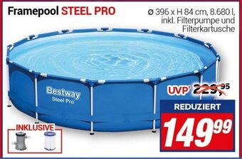 CENTERSHOP Bestway Framepool STEEL PRO Angebot