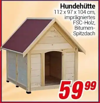 CENTERSHOP Hundehütte Angebot