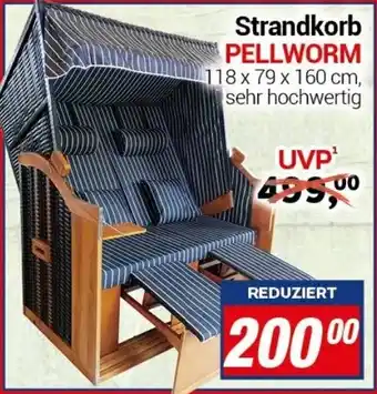 CENTERSHOP Strandkorb PELLWORM Angebot