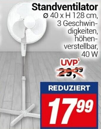 CENTERSHOP Standventilator Angebot