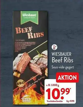 Aldi Nord Wiesbauer Beef Ribs Angebot