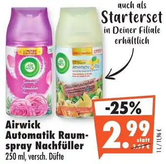 Mäc Geiz Airwick Automatik Raumspray Nachfüller 250 ml Angebot