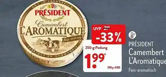 Aldi Nord Président Camembert L'aromatique Angebot