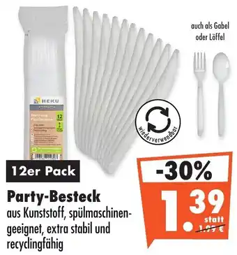 Mäc Geiz Party-Besteck 12er Pack Angebot