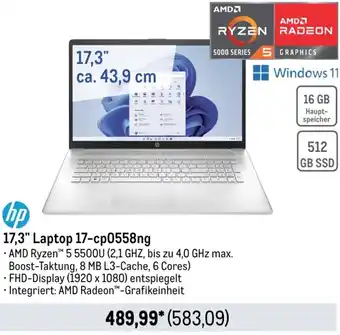 METRO hp 17,3" Laptop 17-cp0558ng Angebot