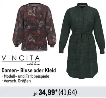 METRO VINCITA Damen- Bluse oder Kleid Angebot