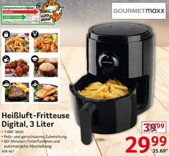 Selgros Gourmetmaxx Heißluft-Fritteuse Digital, 3 Liter Angebot