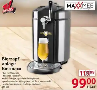 Selgros Maxxmee Bierzapfanlage Biermaxx Angebot