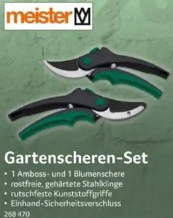 Selgros Meister Gartenscheren-Set Angebot