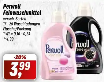 Simmel Perwoll Feinwaschmittel 17-25 Waschladungen Angebot