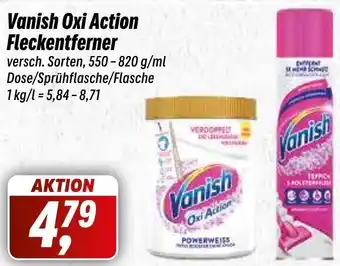 Simmel Vanish Oxi Action Fleckentferner 550-820 g/ml Dose/Sprühflasche/Flasche Angebot