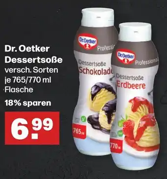 Handelshof Dr. Oetker Dessertsoße versch. Sorten je 765/770 ml Flasche Angebot