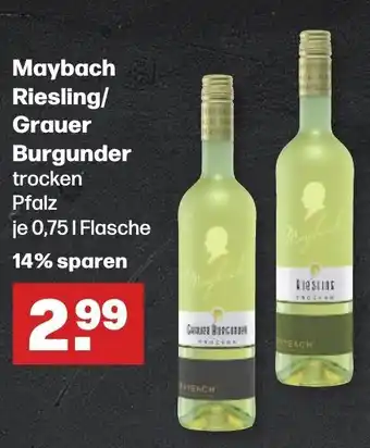 Handelshof Maybach Riesling/ Grauer Burgunder je 0,75 | Flasche Angebot