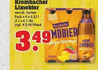 trinkgut Krombacher Limobier Angebot