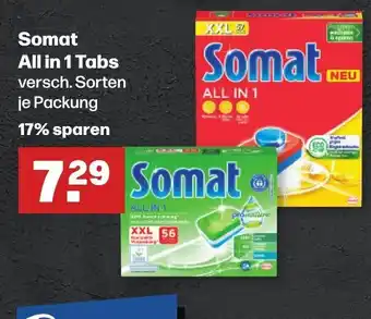 Handelshof Somat All in 1 Tabs versch. Sorten je Packung Angebot